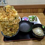 蕎麦屋 杉野十兵次 - すんげぇかき揚天丼９８０円