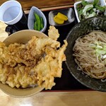 蕎麦屋 杉野十兵次 - 穴子天丼（そば大盛り）９８０円