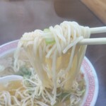 中華そば 末広 - 中細ストレート麺