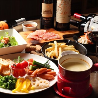 1分飲み放題付き たっぷりお野菜のチーズフォンデュ女子会コース 全7品 カフェバー Lit 高岳 カフェ 食べログ 1分飲み放題付き たっぷりお野菜のチーズフォンデュ女子会コース 全7品 カフェバー Lit 高岳 カフェ 食べログ