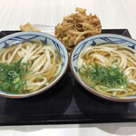 丸亀製麺 - かけうどん2杯！大人食い