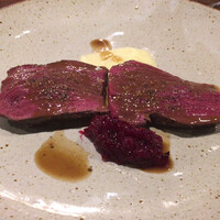 リストランテ ハナタニ - 鹿肉(シェリービネガーソース)