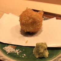 鮨 龍いち - 鮨屋の蟹クリームコロッケ