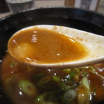 つけ麺 五ノ神製作所 - 非常に美味しいこってり濃厚スープです。