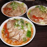 らーめんでぽっと - からし豚そばx3