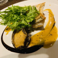 キャトルラパン - 白身魚と鮑のソテー