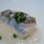 四川豆花飯荘 - 真鯛の卵白ソース