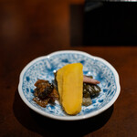 座屋 - 越知町の越知漬け（2年もの沢庵古漬け、キュウリの味噌漬け、キュウリの柴漬け）