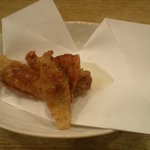 春のお店 - 鶏皮ギョーザ