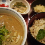 しなの路　秋葉 - 料理写真:カレーうどんセット