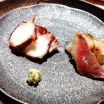 寿し おおはた - 蛸とホッキ貝