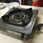たつ屋 - ガスコンロがまた良い❗️