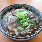 いずみ食堂 - かもきのこ蕎麦