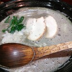 烈志笑魚油 麺香房 三く - 