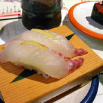 回転寿司 北海素材 - 活鯛