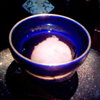 明月記 宝塚本店 - お口直しのシャーベット。