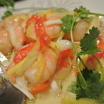 一元 - 芝海老と黄ニラの炒め物