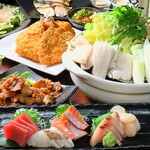 Izakaya Nomiya Kabuto - 桜鯛の正油鍋コース5,000円