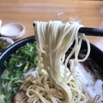 ひまわり - 中細ストレート麺は「ややかた」で（２０２０．１．２４）