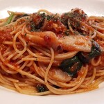 Mamma Pasta - ランチ　スモークした鱈と小松菜、カブのトマトソース