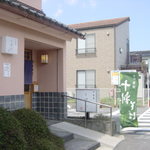 伯蕎庵 しばた - 左側の路地から