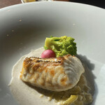 THE FUNATSUYA - Mainの南伊勢直送鮮魚のソテー牛蒡のスープ仕立て