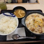 Matsuya - シュクメルリ鍋 ライスセット ライス大盛
