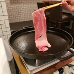 新地 肉割烹 プラチナム 3601 - すき焼き