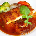 カフェ・ド・クレプスキュール - 2000円コースのチキンソテー