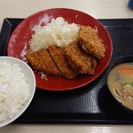 Katsuya - ラーメンコロッケとロースカツ定食