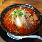B型劇場 麺屋絆道 - B型ラーメン(3辛)。