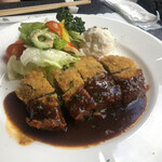 サマルカンド柴藤 - 特上ビーフヘレカツ定食