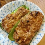 江戸政 - ピーマン肉詰め