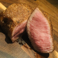 USHIMITSU NISHIAZABU - 牛タンの焼き上がり。エロい！