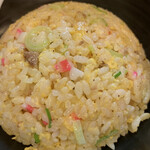 佐野ラ－メン たかの - 最後まで熱々のパラパラチャーハン。激ウマ