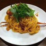 ビストロ エデン - 渡り蟹のパスタ（ピリ辛）