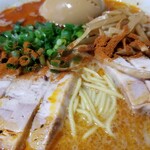 塩そば専門店 桑ばら - 塩担々麺（辛口）＋半熟玉子