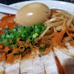 塩そば専門店 桑ばら - 塩担々麺（辛口）＋半熟玉子