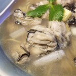 塩そば専門店 桑ばら - 地御前産牡蠣の塩そば