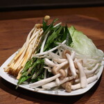 Shabushabu Onyasai - オススメ野菜盛り