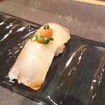 寿司　まつばら - ヒラメの昆布〆
