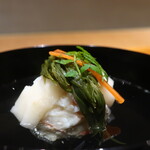 日本料理 幸庵 - 松葉ガニの真薯椀アップ