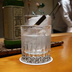 日本料理 幸庵 - 芋焼酎 青酎ロック
