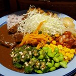 もうやんカレー - 牛タンカレーアップ