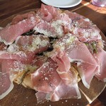 たんぽぽ - 生ハムのピザ