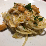 ダ マッサ - うにとドライトマトのパスタ　白魚添え