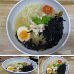 Echizen Shio Chuuka - 濃厚塩麹ラーメン。南条SA(上線)三谷商事フードコート「越前塩中華」(福井県南条郡南越前町)食彩品館.jp撮影