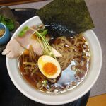 らぅめん 愛ごや - 醤油そば,再仕込み生醤油,らぅめん 愛ごや(刈谷市)AIGOYA,食彩品館.jp撮影