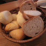 ＵＯＫＩＮ　ビストロ 五反田店 - お通しのパン