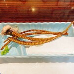 うなぎ 魚政 - 骨せんべい